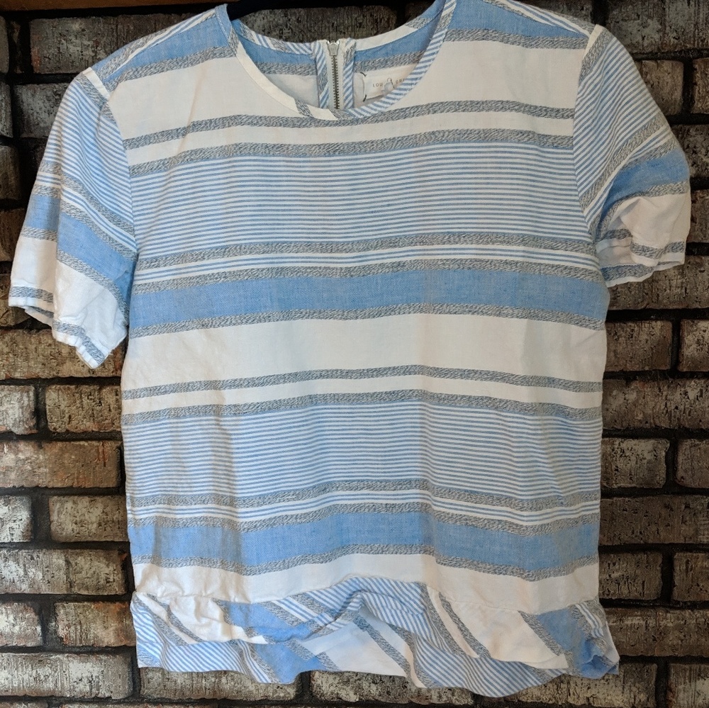 Cropped Lou & Grey Striped Top